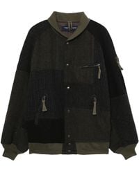 Comme des Garçons - Patchwork Multiple-Pocket Bomber Jacket - Lyst