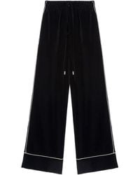Ermanno Scervino - Drawstring Piped Trousers - Lyst
