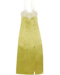 Jason Wu - Floral-lace V-neck Silk Dress - Lyst