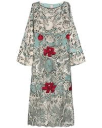 Antonio Marras - Robe À Fleurs Et Broderies - Lyst