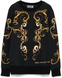 Versace Jeans Couture - Barocco-Print Sweatshirt - Lyst