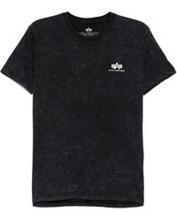 Alpha Industries - T-Shirt mit Logo-Print - Lyst