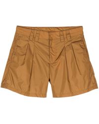 Save The Duck - Noy Pleat-detail Shorts - Lyst