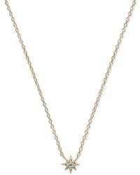 Anzie - Aztec North Star Diamond Necklace - Lyst