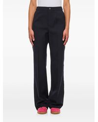 Moncler - Pressed-Crease Trousers - Lyst