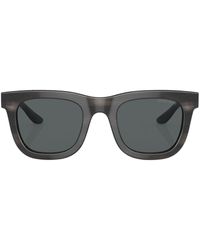 Giorgio Armani - Tinted-lens Square-frame Sunglasses - Lyst