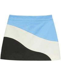 MSGM - Mini-Rok Met Colourblocking - Lyst