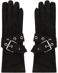 Vivienne Westwood - Buckle Leather Gloves - Lyst