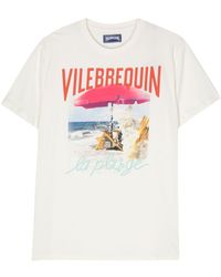 Vilebrequin - Katoenen T-shirt Met Grafische Print - Lyst