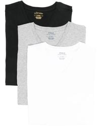 Polo Ralph Lauren - V-Neck T-Shirt (Pack Of Three) - Lyst