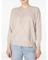 D.exterior - Trui Met Ronde Hals - Lyst