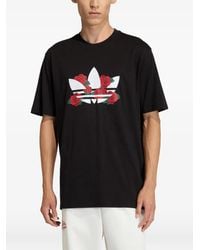 adidas - Trevo Series Roses Trefoil T-Shirt - Lyst
