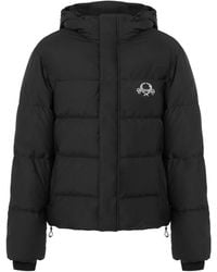 Moschino - Logo-Embroidered Padded Jacket - Lyst