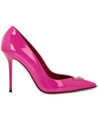 Philipp Plein - Pointed-Toe Leather Pumps - Lyst