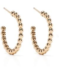 Pragnell - 18Kt Bohemia Plain Large Hoop Earrings - Lyst