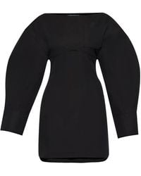 Jacquemus - La Casaコレクション ブラック The Casaco Shirt Dress ミニワンピース - Lyst