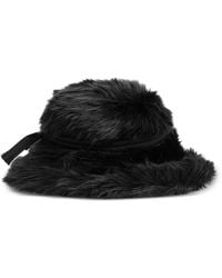 Junya Watanabe - Mütze Aus Faux Fur - Lyst