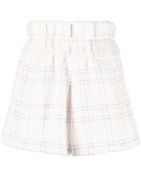 IRO - Tweed-Shorts mit hohem Bund - Lyst