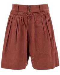 Isabel Marant - Ingrid High-Waist-Shorts Mit Kordelzug - Lyst