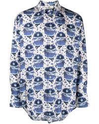 GmbH - Hemd Mit Grafischem Print - Lyst