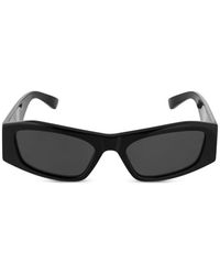 Balenciaga - Nano Rectangular Logo-Detail Sunglasses - Lyst