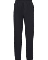 Giorgio Armani - Elasticated-Waistband Track Pants - Lyst