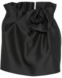 Magda Butrym - Flower-Detail Mini Skirt - Lyst