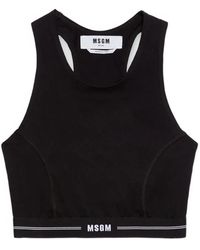 MSGM - Tanktop Met Racerback - Lyst