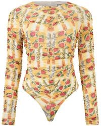 Philipp Plein - Long-Sleeve Gelato Bodysuit - Lyst