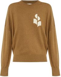 Isabel Marant - Marisans Trui Met Ronde Hals En Logodetail - Lyst