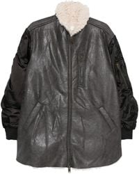 Isabel Marant - Metallic-Effect Bomber Jacket - Lyst