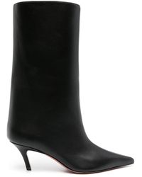 AMINA MUADDI - Fiona 60mm Leather Boots - Lyst