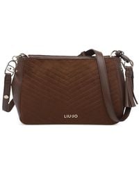 Liu Jo - Chevron-Quilted Tassel Shoulder Bag - Lyst