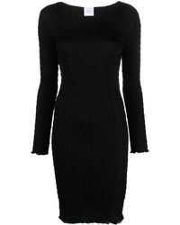 Patou - Textured-finish Long-sleeve Dress - Lyst
