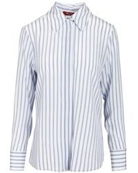 Max Mara - Striped-Pattern Shirt - Lyst