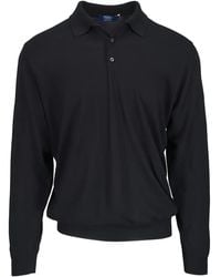 Fedeli - Long-Sleeve Polo Shirt - Lyst