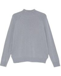 Peserico - High-Neck Raglan-Sleeve Sweater - Lyst