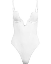 Fleur du Mal - Seduce U-Plunge Swimsuit - Lyst