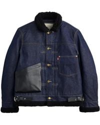 Sacai - X Levi's Chest-Pocket Denim Jacket - Lyst
