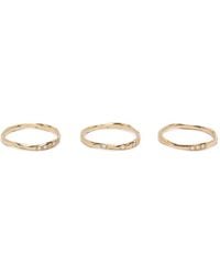 Wouters & Hendrix - 18K Stacked Diamond Ring (Set Of Three) - Lyst