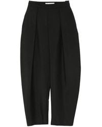 Rohe - Pleated Wide-Leg Trousers - Lyst