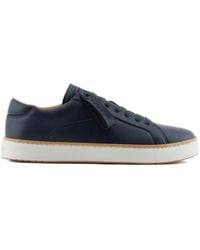Emporio Armani - Lace-Up Round Toe Sneakers - Lyst