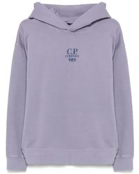 C.P. Company - Hoodie Diagonal Fleece - Lyst