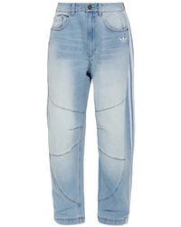 adidas - Jean Fuselé À Rayures Latérales - Lyst