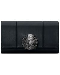 PERRIN Paris - Le Disque Strass Clutch Bag - Lyst