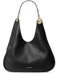 Michael Kors - Ellie Large Pebbled Leather Shoulder Bag - Lyst