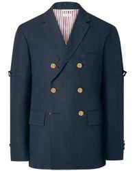Thom Browne - Cappotto Sportivo A Righe - Lyst