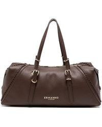 ERMANNO FIRENZE - Large Braided-Trim Tote Bag - Lyst