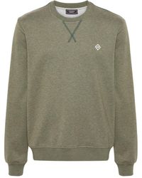 Peserico - Meliertes Sweatshirt mit Logo-Print - Lyst