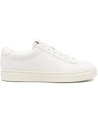 Emporio Armani - Leather Sneakers - Lyst